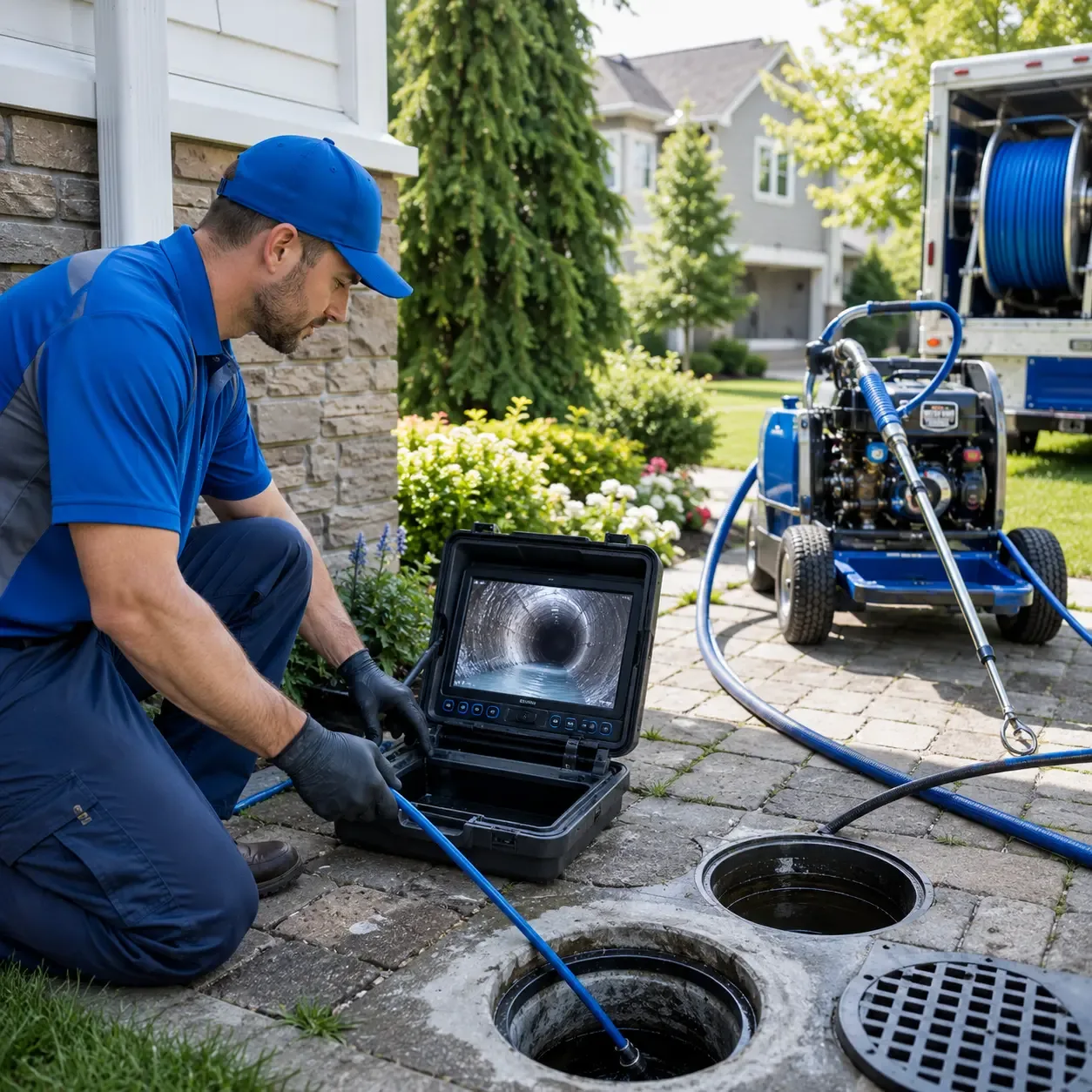 Outdoor drain cleaning professionals serving Davidsonville, MD